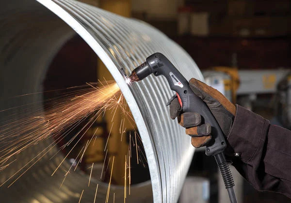Hypertherm_Powermax30_XP_Plasma_Cutter Action Shot Hypertherm_Powermax30_XP_Plasma_Cutter Action Shot